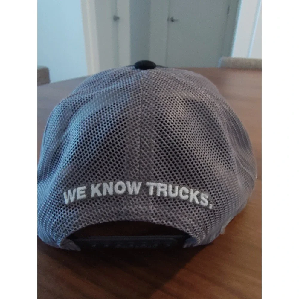 Western Star Trucks Mesh Back Trucker Hat Snapback Black Grey We Know Trucks Cap